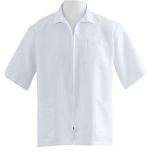 Smock 3 Pockets Short Sleeves Large White Unisex Ea
