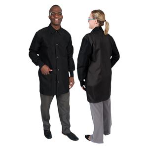 DenLine Protection Plus Mid-Length Jacket 3 Pockets 34 in X-Large blck Unisex Ea