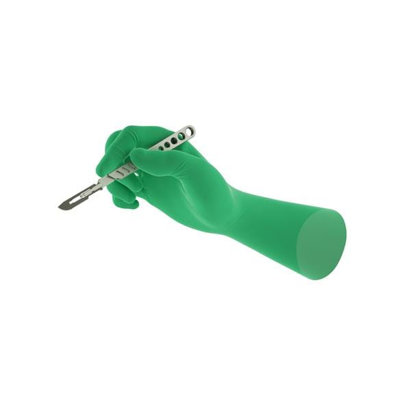 GAMMEX Non-Latex PI Green Polyisoprene Surgical Gloves 6 Green 50Pr/Bx