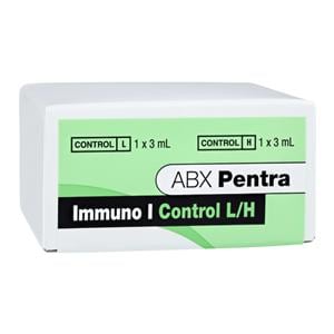 Immuno I High/Low Levels Control 2x3mL Lyophilized For Pentra C400/C200 Ea