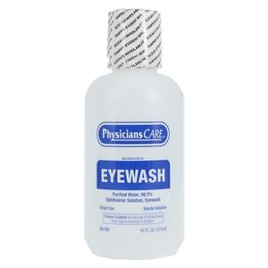 Saline Eye Wash Solution Bottle 16oz/Ea