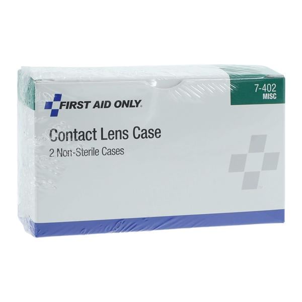 Contact Lens Case White 2-1/8x4x1-1/8" 2/Bx