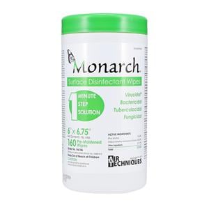 Monarch Disinfectant Wipes Large Canister 160/Cn