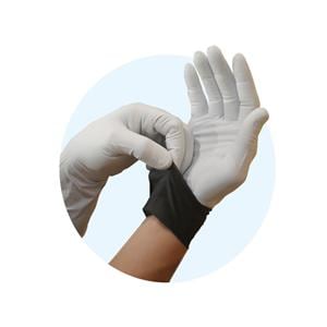 MICROFLEX APEXPro Nitrile Exam Gloves Sm Wt Exterior / Blk Interior NS 100/Bx