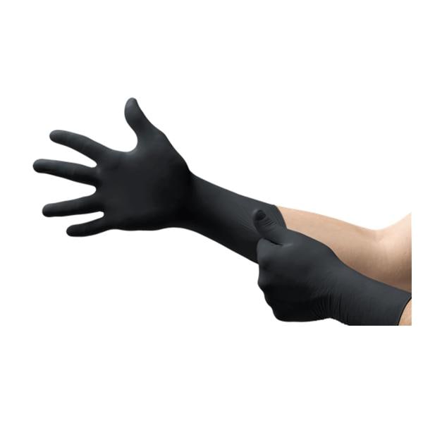 MICROFLEX MidKnight Xtra Nitrile Exam Gloves Medium Black Non-Sterile