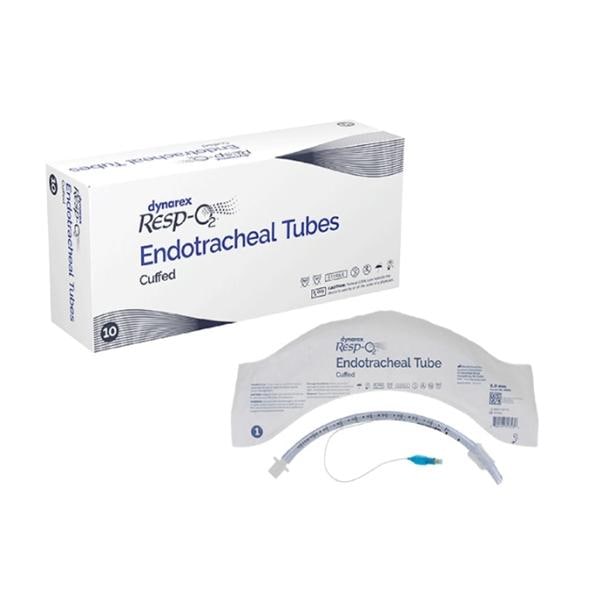 Resp-O2 Endotracheal Tube Plastic Cuffed 8.5mm Ea