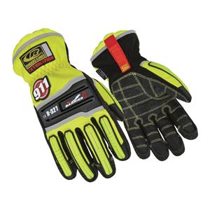 Ringers Kevlar / Flexible Thermoplastic Rubber Extrication Gloves M Ylw/Blk 1/Pr