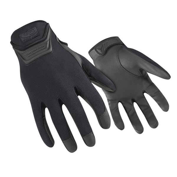 Ringers Synthetic Leather / Spandex Lightweight Tactical Gloves M Black 1/Pr