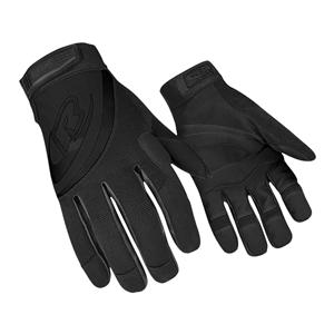 Ringers Synthetic Leather / Spandex Rope Rescue Gloves Small Black Ea