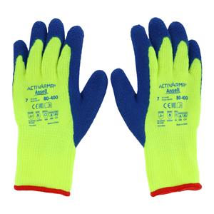Nitrile / Vinyl Duty Gloves Small Blue / Green 72/Ca