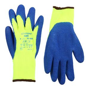 Nitrile / Vinyl Duty Gloves Large Blue / Green 72/Ca
