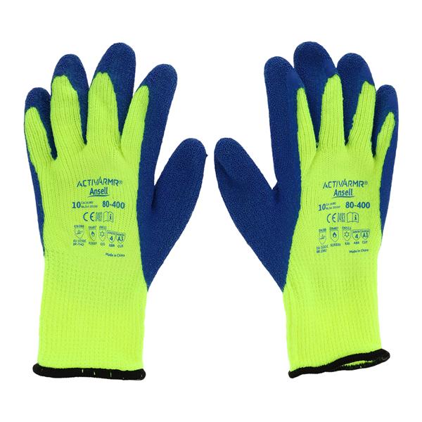 AccuTouch Nitrile/Vinyl Duty Gloves X-Large Blue / Green 72/Ca