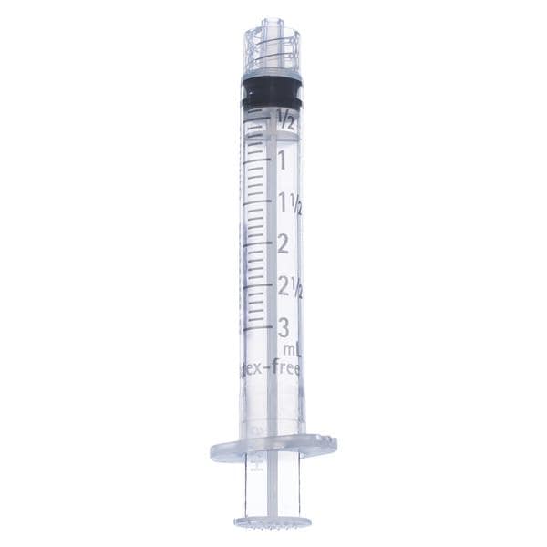 Luer Lock Syringe 3mL Low Dead Space 100/Bx
