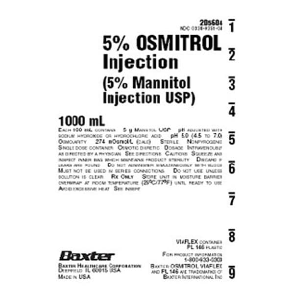Osmitrol 5% 14/Package