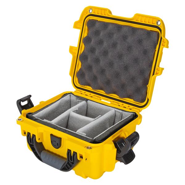 Model 905 Waterproof Case 12.5x10.1x6" Yellow Latch Closure Sft Grp/Ergo Hndl