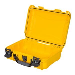 Model 909 Waterproof Case 12.6x9x4.4" Yellow Latch Closure Sft Grp/Ergo Hndl