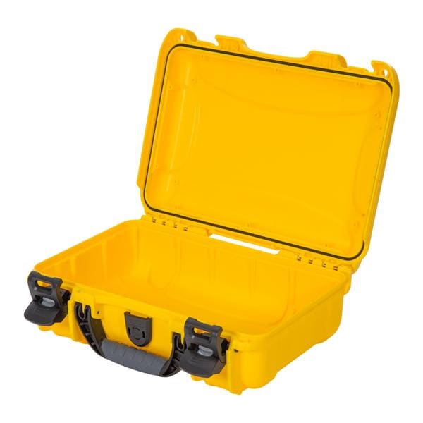 Model 909 Waterproof Case 12.6x9x4.4" Yellow Latch Closure Sft Grp/Ergo Hndl