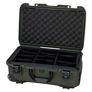 Model 935 Waterproof Case 22x14x9" Olive Ltch Clsr Tp Hndl/Sde Hndl/Rtrctbl Hndl