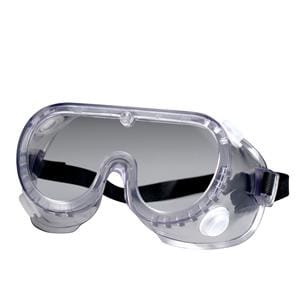 Splash Goggles Clear Lens/Black Strap Ea