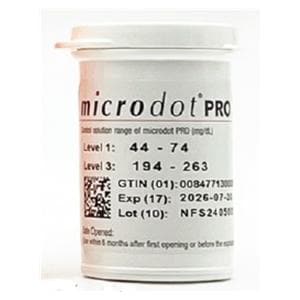 Microdot PRO Blood Glucose Test Strips 25/Bt