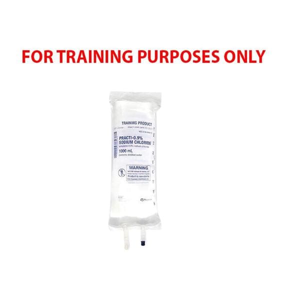 Practi-0.9% Sodium Chloride Simulated Medication 3/Pk