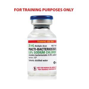 Practi-Bacteriostatic Sodium Chloride 0.9% Simulated Medication 30/Pk