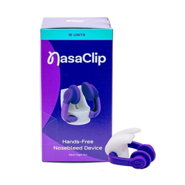 NasaClip Plastic Nose Bleed Clip Not Made With Natural Rubber Latex