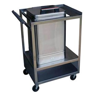 Heat Therapy Cart 3" Swivel Casters Stainless Steel