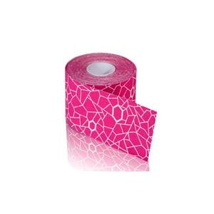 TheraBand Kinesiology Tape 98% Cotton/2% Spandex 2"x16.4' Pink/White Ea
