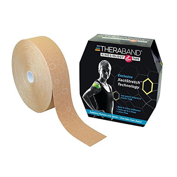 TheraBand Kinesiology Tape 98% Cotton/2% Spandex 2"x103.3' Beige Ea