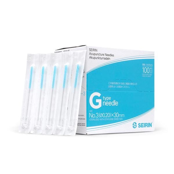 Seirin G-Type Acupuncture Needle 0.20x30mm Safety 100/Bx
