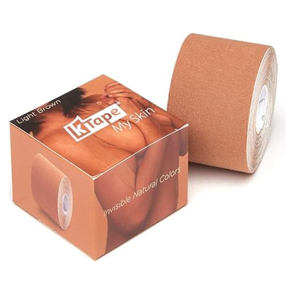 K-Tape My Skin Athletic Tape 96% Cotton/4% Spandex 2"x16.4' Light Brown Ea