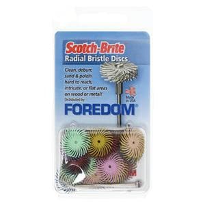 Scotch-Brite Bristle Disc Polishing Assorted 38/Bx