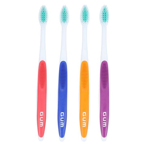GUM Dome Trim Manual Toothbrush Adult Compact Soft 12/Bx