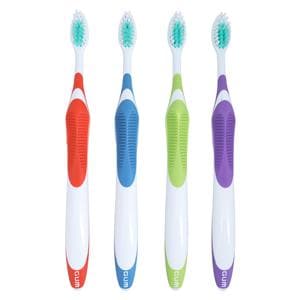 GUM Technique Classic Manual Toothbrush Adult Compact Soft 12/Bx