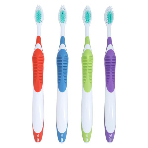 GUM Technique Classic Manual Toothbrush Adult Compact Soft 12/Bx