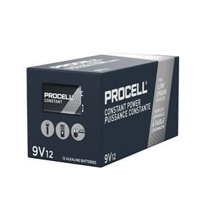 Procell 9 Volt Alkaline Battery 12/Pk