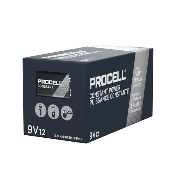 Procell 9 Volt Alkaline Battery 12/Pk