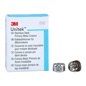 3M™ Unitek™ Crowns Size 1 2nd Primary Lower Left Molar Replacement Crowns 5/Bx