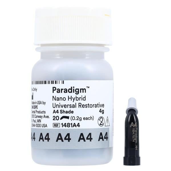 3M Paradigm Nano Hybrid Universal Composite A4 Capsule Refill 20/Pk