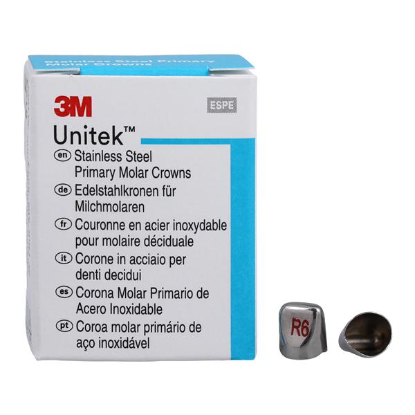 3M™ Unitek™ Crowns Size 6UR Primary Anterior Upper Right Lateral Refill 5/Bx