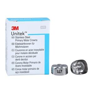 3M™ Unitek™ Crowns Size 7 2nd Primary Lower Left Molar Replacement Crowns 5/Bx