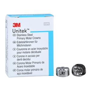 3M™ Unitek™ Crowns Size 1 2nd Primary Lower Right Molar Replacement 5/Bx