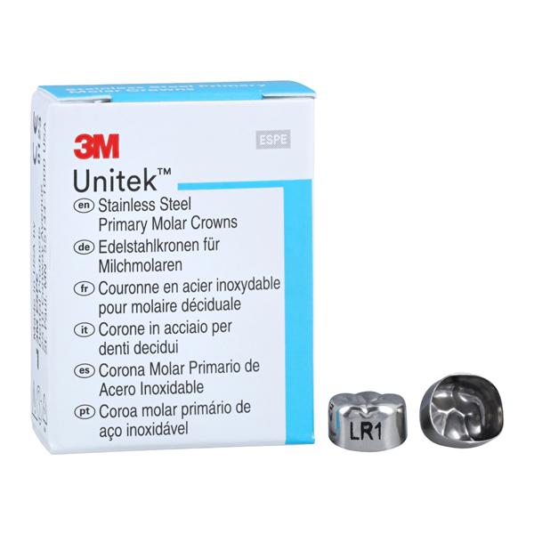 3M™ Unitek™ Crowns Size 1 2nd Primary Lower Right Molar Replacement 5/Bx