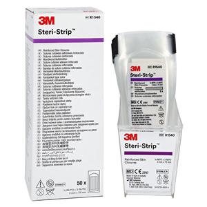 Steri-Strip Skin Closure Strip 1/8x3" White 50/Bx