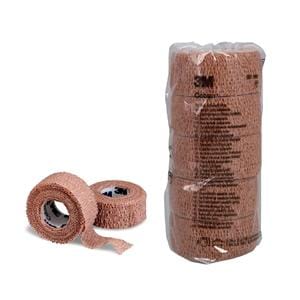 Coban Wrap Bandage Elastic 1"x5yd Tan Non-Sterile 5/Pk, 6 PK/CA