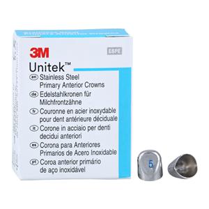 3M™ Unitek™ Crowns Size 5L Primary Anterior Lower Cuspid Replacement Crowns 5/Bx