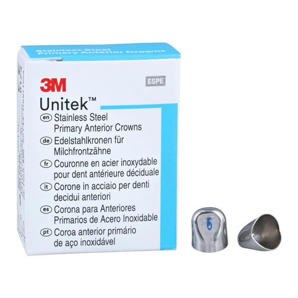 3M™ Unitek™ Crowns Size 6L Primary Anterior Lower Cuspid Replacement 5/Bx