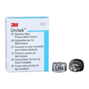 3M™ Unitek™ Crowns Size 4 2nd Primary Lower Right Molar Replacement 5/Bx