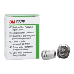 3M Crowns Size 6LL6 1st Permanent Lower Left Molar Replacement Crowns 5/Bx